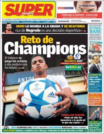 Portadas de la prensa deportiva