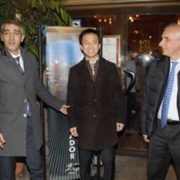 Ramon Robert, Mao Ye y Carlos García Pont.