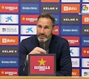 Vicente Moreno: "Tengo muy claro que el partido de hoy lo hemos merecido ganar"