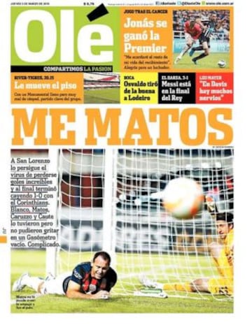 Portadas de la prensa deportiva