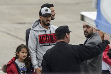 Luis Suárez con su familia.