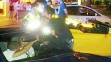 Benzema, multado por hacer carreras en el centro de Ibiza