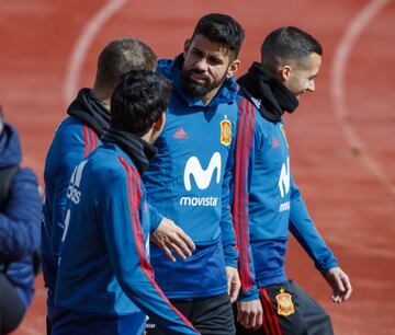 Diego Costa, Lucas Vázquez, Sergio Ramos y Parejo. 



