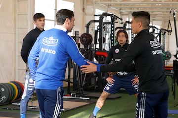 Las primeras postales de Berizzo dirigiendo a la Roja