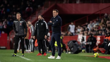 Luis García Plaza en la banda