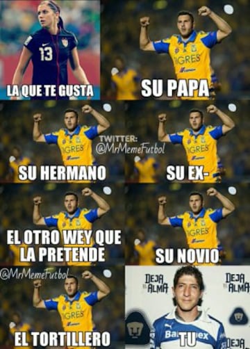 Los mejores memes de la victoria de Tigres ante Pumas