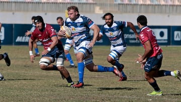 Imagen de un partido de la Copa del Rey de Rugby