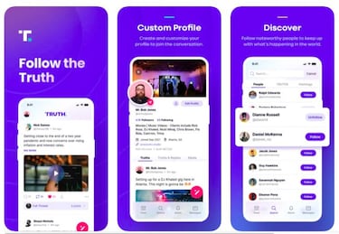 Ya puedes descargar la app de la red social de Donald Trump, Truth Social.