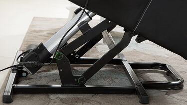 Este sillón relax eléctrico es reclinable y tiene función masaje