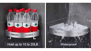 Tenemos la mejor estantería para la ducha: sin taladro y superventas en Amazon