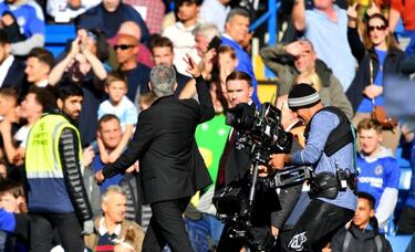Mourinho involved in scuffle after Chelsea’s late equaliser