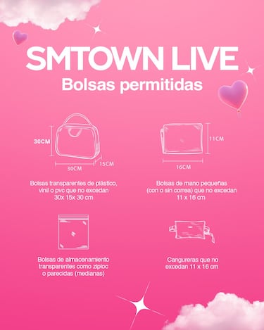 Ni paraguas, ni mochilas: los objetos prohibidos con los que no te dejarán acceder al SMTOWN México 2025
