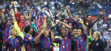 El 17 de mayo de 2006 el Barcelona conseguía su segunda Champions. Esta vez su rival fue el Arsenal, y el escenario, Saint-Dennis, en París.
 