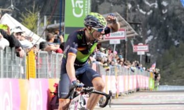 Alejandro Valverde, subirá al podio como tercero de esta edición.