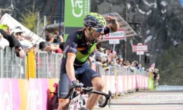 Alejandro Valverde, subirá al podio como tercero de esta edición. 