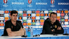 Courtois to sue former Belgium coach Wilmots