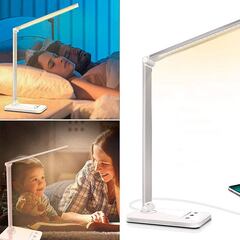 Así es la lámpara de escritorio más vendida en Amazon: luz de cinco tonos y control táctil