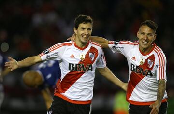 Nacho Fernández celebra su gol.