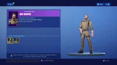 Fortnite: ya disponibles las skins de Demogorgon y Jefe Hopper, de Stranger Things