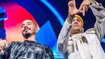 J Balvin y ‘The Black Eyed Peas’ hacen historia