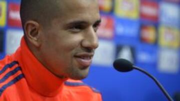 Sofiane Feghouli habló para los medios.