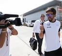 Fernando Alonso ya está en Sepang