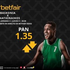 Baskonia vs. Panathinaikos: horario, dónde ver, pronósticos y clasificación