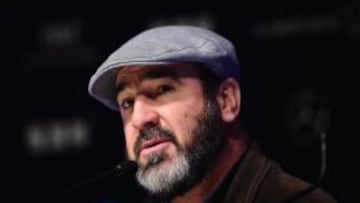 Eric Cantona durante la rueda de prensa de los Laureus en Shanghai.