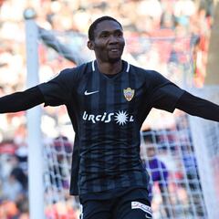 Hasta ocho jugadores del Almería han visto puerta en Liga