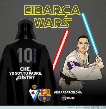 Los memes más divertidos del Eibar-Barcelona