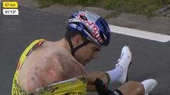 Van Aert se rompe la clavícula, costillas y se pierde el Tour de Flandes