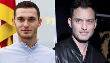 Vermaelen and actor Jude Law