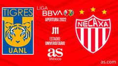 Tigres (0-0) Necaxa: Resumen del partido