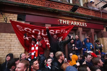 Seguidores del Liverpool.