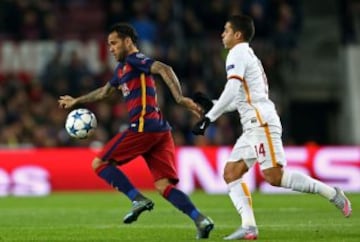 Dani Alves y Falqué.