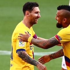 Messi suma 20 asistencias en LaLiga e iguala el récord de Xavi