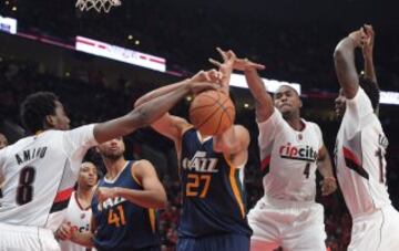 Duelo de "aspirantes a aspirante" en el Oeste: un genial Lillard lideró a los Jazz en un excelente partido de baloncesto.