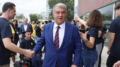 Laporta, al Madrid: “Los afectados ya saben que volvemos a la UEFA”