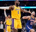 LeBron hace historia y los Lakers pierden ante los Warriors