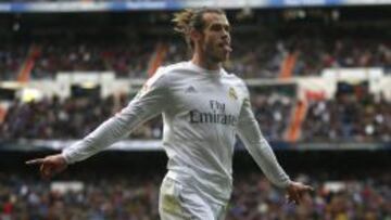 Gareth Bale celebrando su gol.