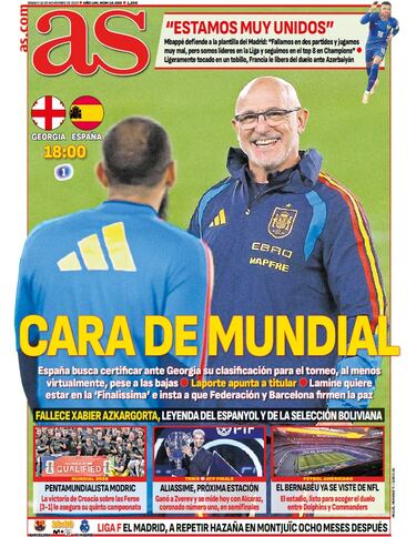 Las portadas de AS de noviembre