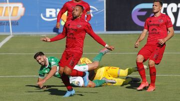 Audax Italiano vs Nublense, Fecha 1, Campeonato Nacional 2022.
El jugador de Audax Italiano Lautaro Palacios convierte un gol contra Nublense, durante el partido de primera division realizado en el Estadio El Teniente de Rancagua, Chile.
7/2/2022
Jor