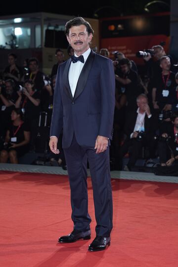 Vinicio Marchioni durante el Festival Internacional de Cine de Venecia celebrado en el Lido de Venecia.