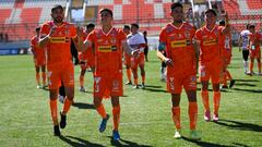 Futbol, Cobreloa vs Rangers
Vigesimo primera fecha campeonato Ascenso Betsson 2022
Los jugadores de Cobreloa celebran luego de ganar contra Rangers el partido de la primera B disputado en el estadio Zorros del Desierto de Calama, Chile.
24/07/2022
Pedro Tapia/Photosport
******** 