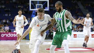 Resumen del Madrid-Betis, Liga Endesa 2018: descenso virtual del Betis con triple-doble de Doncic