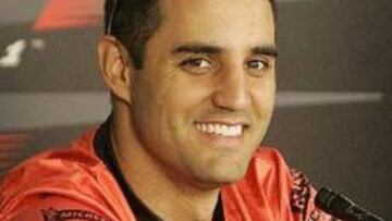 <B>POCAS OPCIONES.</B> Montoya piensa que no tiene demasiadas opciones de conseguir la victoria en Brasil.