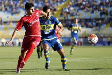 Lucas Campana recibió su quinta amarilla defendiendo los colores de La Serena. 