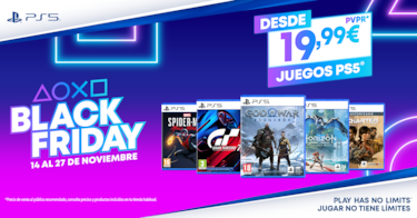PS5 de oferta por el Black Friday 2023: 120€ de descuento en la consola y mandos más baratos