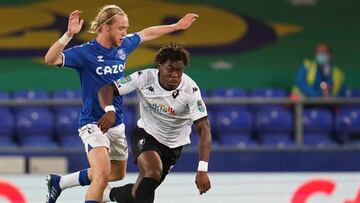 Everton &ndash; Salford City en vivo online: Carabao Cup, en directo