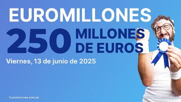 Euromillones: comprobar los resultados del sorteo de hoy, viernes 13 de junio